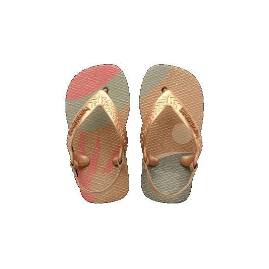 Imagem de Sandália havaianas infantil baby pallete glow areia/dourado 21