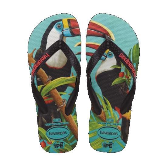 Imagem de Sandália havaianas masculino ipe branco/preto 37/38