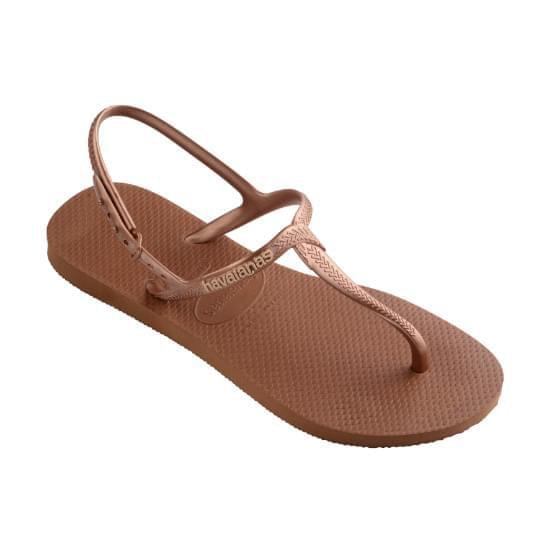 Imagem de Sandalia havaiana feminina twist ferrugem 39/40