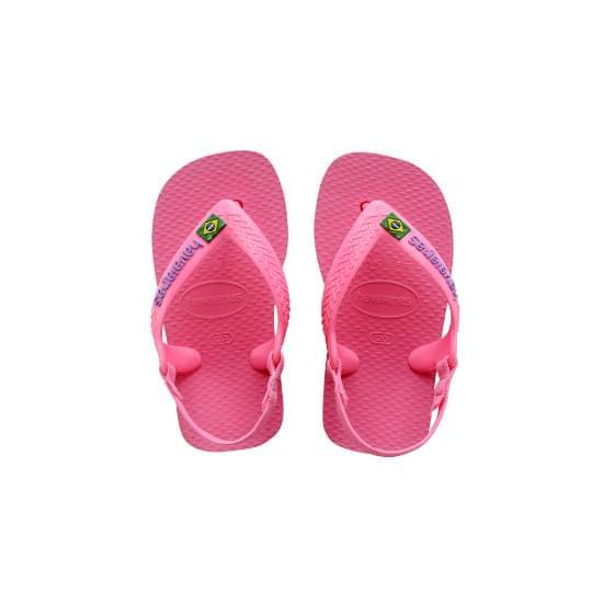 Imagem de Sandália havaianas new baby brasil rosa cristal 22