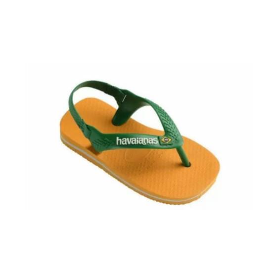 Imagem de Sandália havaianas new baby brasil laranja citrus 21