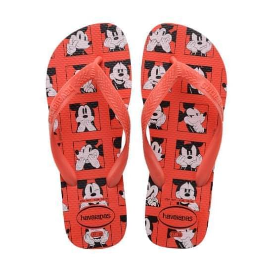 Imagem de Sandalia havaiana masculina top disney vermelho crush 33/34