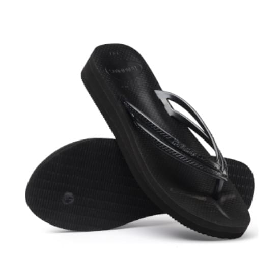 Imagem de Sandália havaianas feminina wedges preto 34