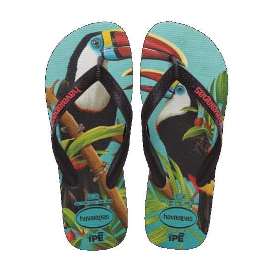 Imagem de Sandália havaianas masculino ipe branco/preto 35/36