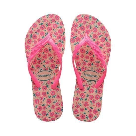 Imagem de Sandalia havaiana feminina fantasia romantica rosa ballet 41/42