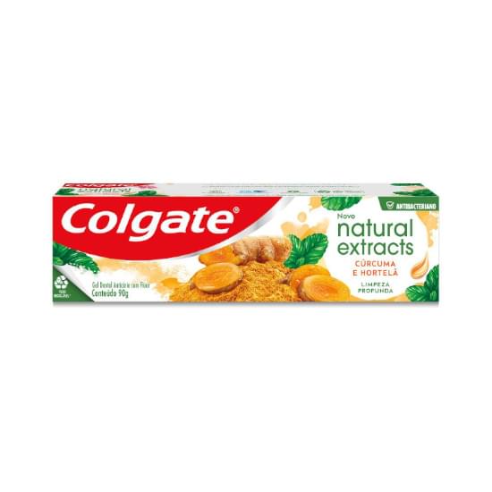 Imagem de Creme dental colgate natural extract cúrcuma 90g