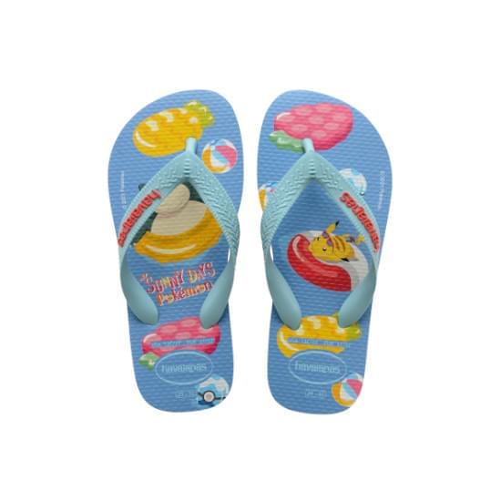 Imagem de Sandália havaianas infantil kids top pokemon branco 35/36