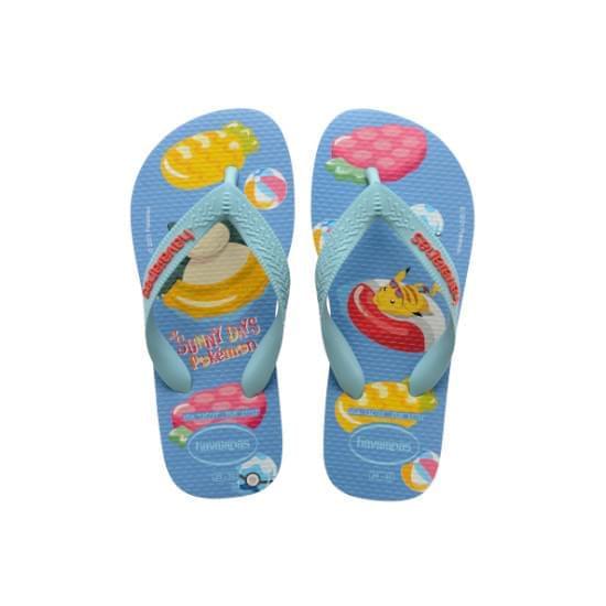 Imagem de Sandália havaianas infantil kids top pokemon branco 37/38