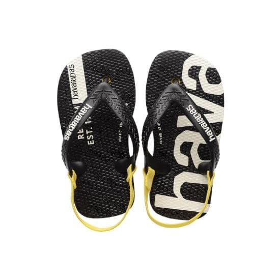 Imagem de Sandália havaianas baby logomania amarelo citrico 19