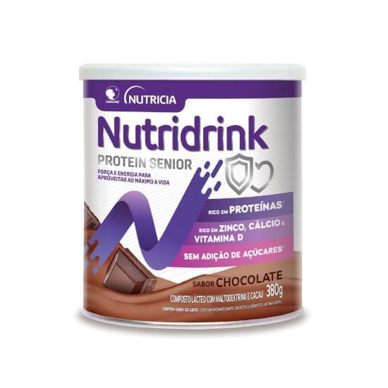 Imagem de Danone nutridrink protein senior pó chocolate lata 380g