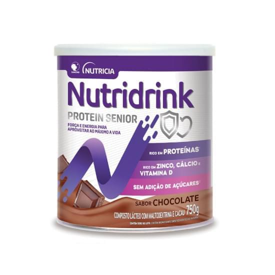 Imagem de Danone nutridrink protein senior pó chocolate lata 750g