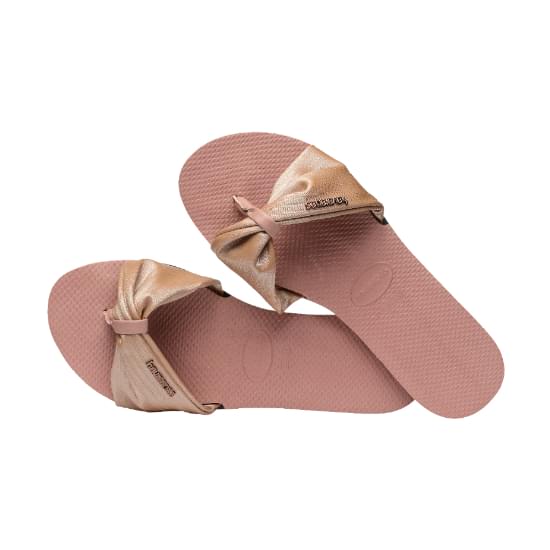 Imagem de Sandália havaianas feminina you st tropez lush rosa crocus 39/40