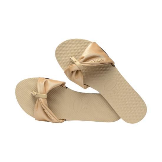 Imagem de Sandália havaianas feminina you st tropez lush areia 33/34