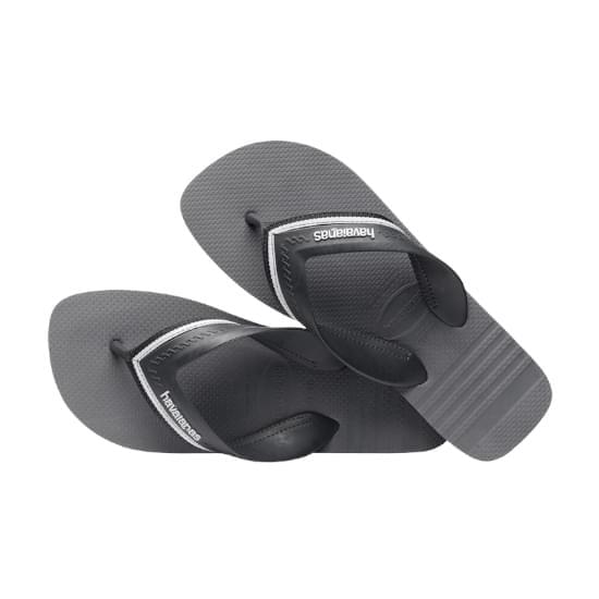 Imagem de Sandálias havaianas masculina hybrid free preto/cinza gelo 37/38