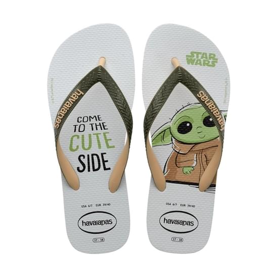 Imagem de Sandália havaianas masculina star wars musgo 23/24