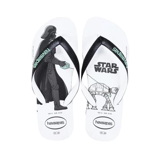 Imagem de Sandália havaianas masculina star wars preto/branco 39/40