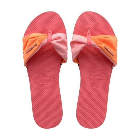 Imagem de Sandalias havaianas feminina you st trop col rosa porcelana 41/42