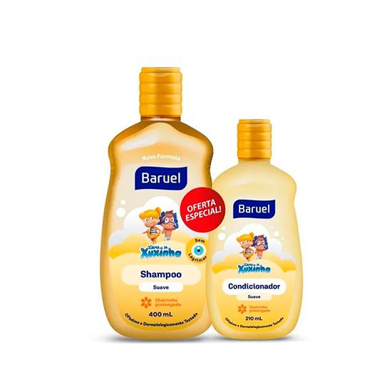 Imagem de Shampoo 400ml e condicionador 210ml turma da xuxinha suave oferta especial