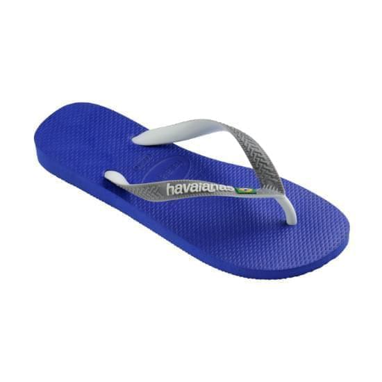 Imagem de Sandalias havaianas unissex top mix brasil azul naval 33/34