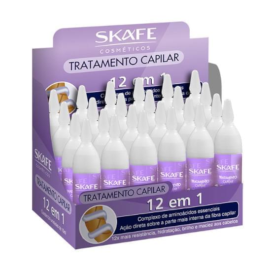 Imagem de Skafe ampola tratamento capilar 12 em 1 10ml com 24 unidades