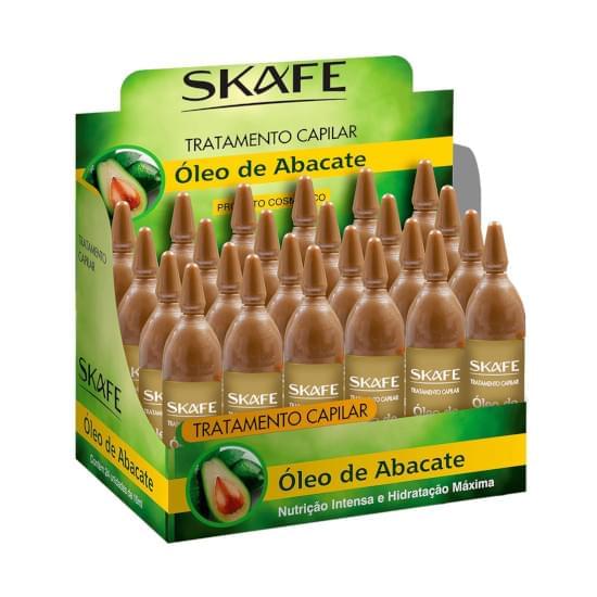 Imagem de Skafe ampola tratamento capilar óleo de abacate 10ml com 24 unidades