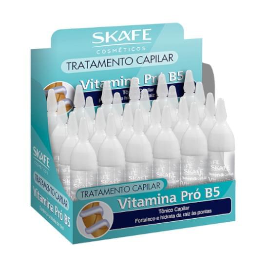 Imagem de Skafe ampola tratamento capilar vitamina pró b-5 10ml com 24 unidades