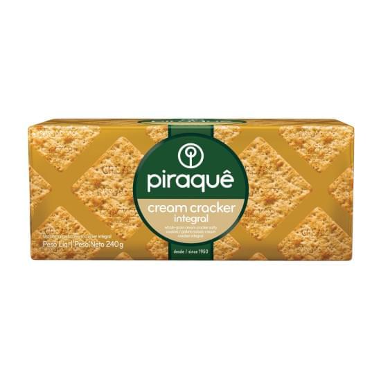 Imagem de Piraque bisc cream cracker integral 240g