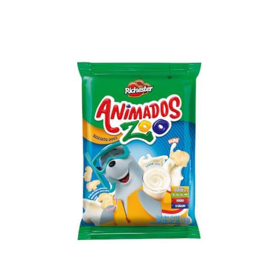 Imagem de Biscoito animados zoo bag leite richester 100g