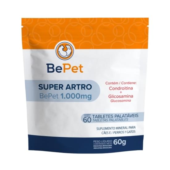 Imagem de Bepet suplemento super artro 60g