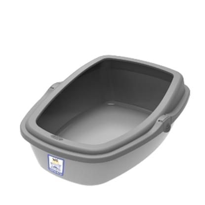 Imagem de Plast pet sanitario gato wc king medio cinza/taupe