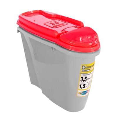 Imagem de Plast pet dispenser home 3,5l vermelho novo