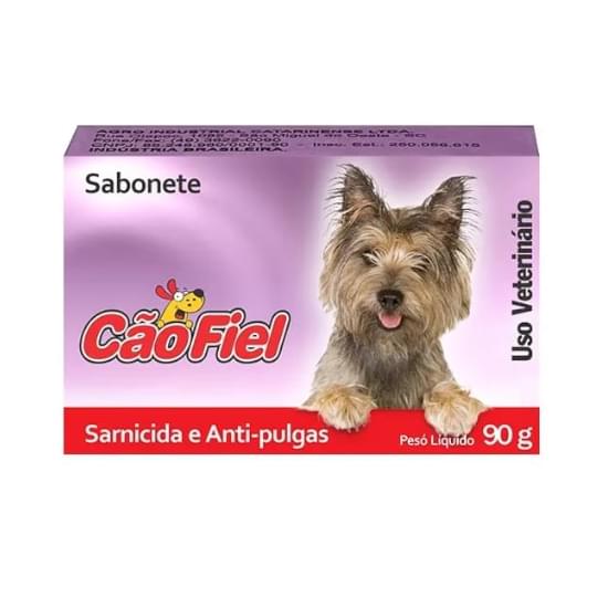 Imagem de Cao fiel sabonete sarnicida e anti - pulgas 90g