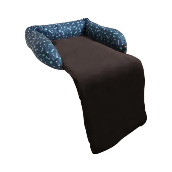 Imagem de Saks cama para sofa azul