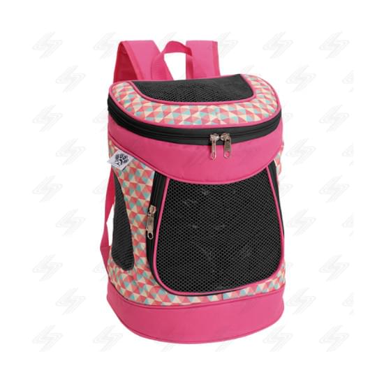 Imagem de Saks mochila de transporte em poliéster rosa