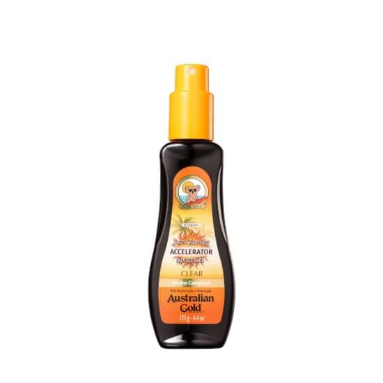 Imagem de Australian gold accelerator dark tanning spray gel clear bronzeador 125g