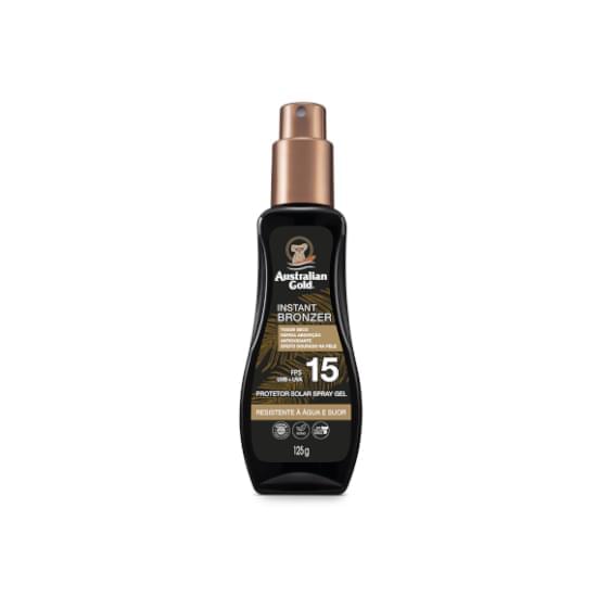 Imagem de Australian gold instant bronzer fps 15 spray bronzeador 125g