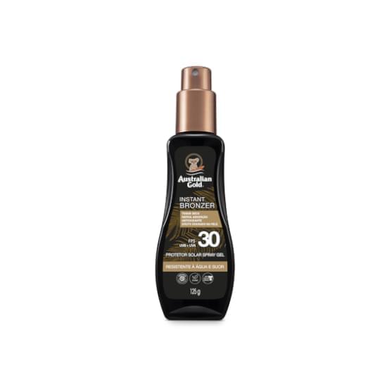 Imagem de Australian gold instant bronzer fps 30 protetor solar em spray 125g