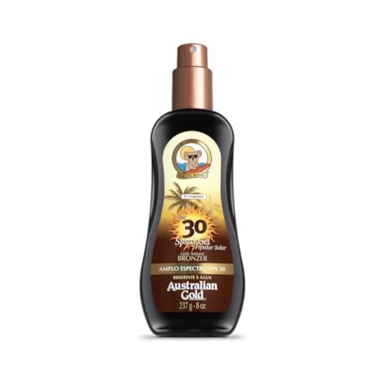 Imagem de Australian gold instant bronzer fps 30 protetor solar em spray 237g