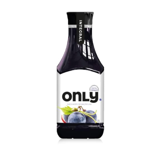 Imagem de Only suco integral misto de uva tinto e maçã 1,5l