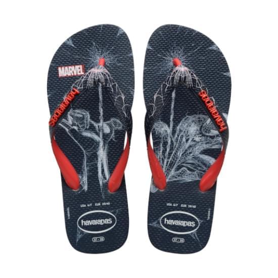 Imagem de Sandália havaianas unissex top marvel premium vermelho rubi 35/36