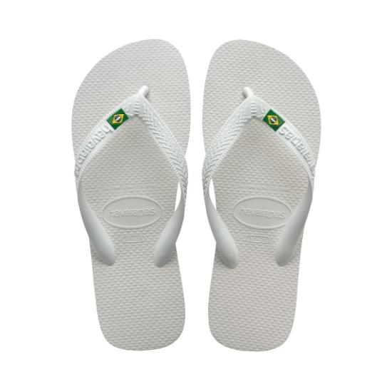 Imagem de Sandália havaianas unissex rasil light branco 39/40