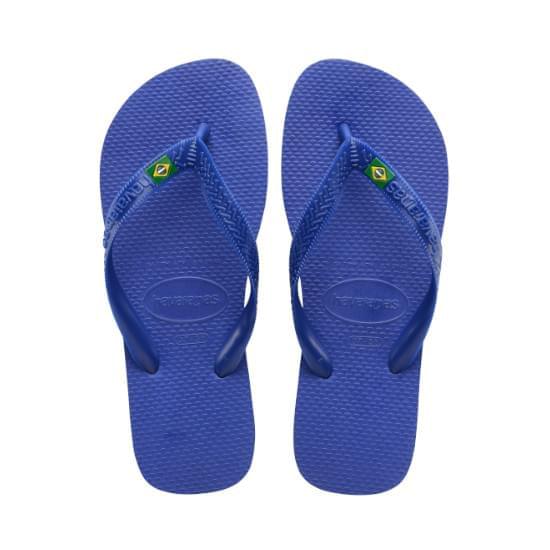 Imagem de Sandália havaianas unissex rasil light azul naval 35/36