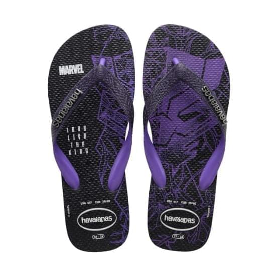 Imagem de Sandália havaianas unissex top marvel premium preto 43/44