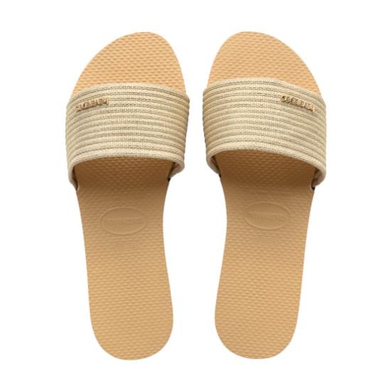 Imagem de Sandálias havaianas feminina you malta metallic dourado 33/34