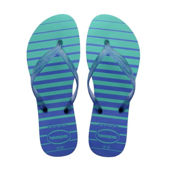 Imagem de Sandália havaianas feminina fantasia style azul provence 33/34