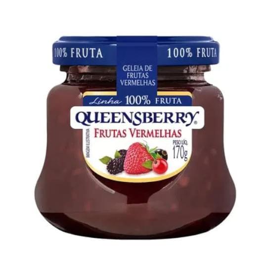 Imagem de Geleia queensberry 100%  fruta frutas vermelhas vidro 170g