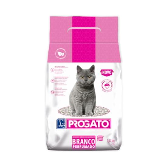 Imagem de Progato granulado higiênico branco perfumado 1,8kg