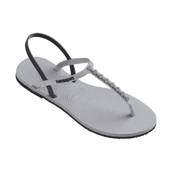 Imagem de Sandalia havaiana feminina you paraty studs cinza gelo 35