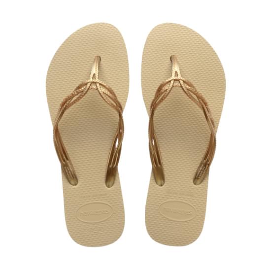 Imagem de Sandália havaianas feminina flash sweet areia 33/34