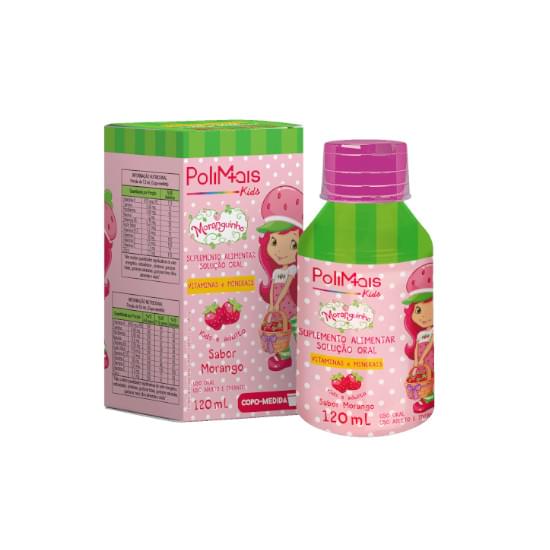 Imagem de Nutr suple polimais kids moranguin 120ml